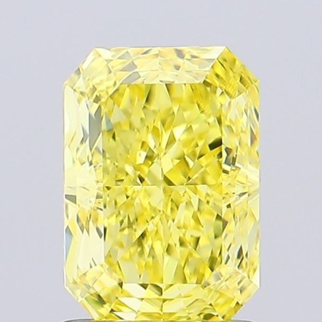 Diament laboratoryjny o barwie fantazyjnej radiant, 1.33ct, VVS2, Fancy Vivid Yellow, IGI LG711519491
