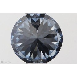 Diament laboratoryjny o barwie fantazyjnej szlif okrągły, 0.5ct, VVS2, Fancy Intense Blue, IGI LG538290392