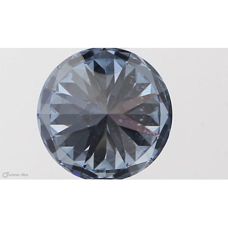Diament laboratoryjny o barwie fantazyjnej szlif okrągły, 0.56ct, VVS1, Fancy Vivid Blue, IGI LG538290490