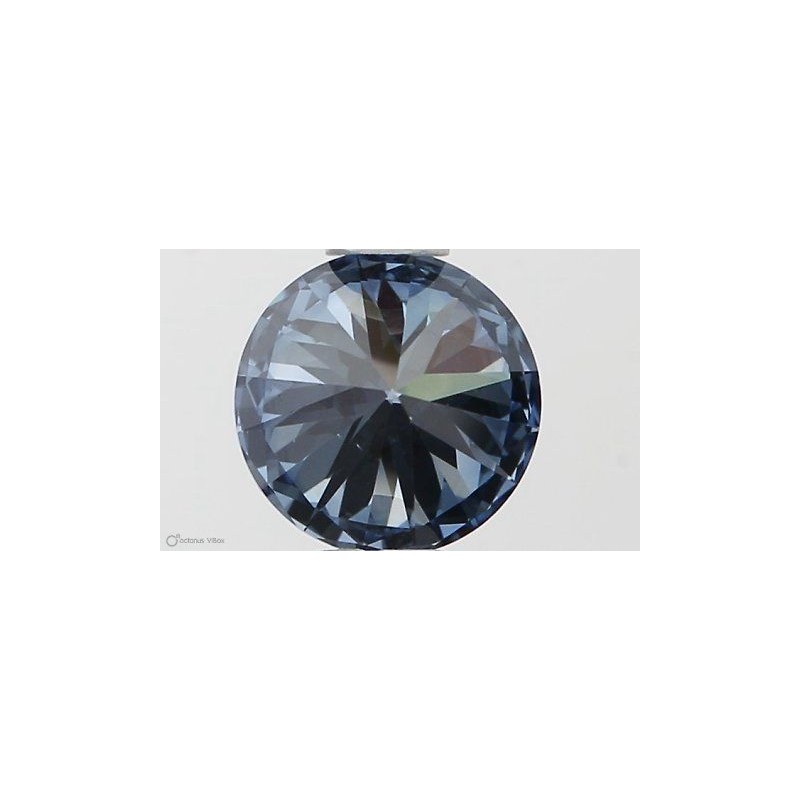 Diament laboratoryjny o barwie fantazyjnej szlif okrągły, 0.53ct, VVS2, Fancy Vivid Blue, IGI LG538290388