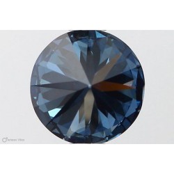 Diament laboratoryjny o barwie fantazyjnej szlif okrągły, 1.17ct, VVS1, Fancy Deep Blue, IGI LG538290390