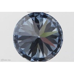 Diament laboratoryjny o barwie fantazyjnej szlif okrągły, 0.5ct, VVS2, Fancy Vivid Blue, IGI LG564379298