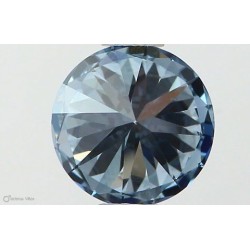 Diament laboratoryjny o barwie fantazyjnej szlif okrągły, 0.7ct, VVS1, Fancy Intense Blue, IGI LG564379329