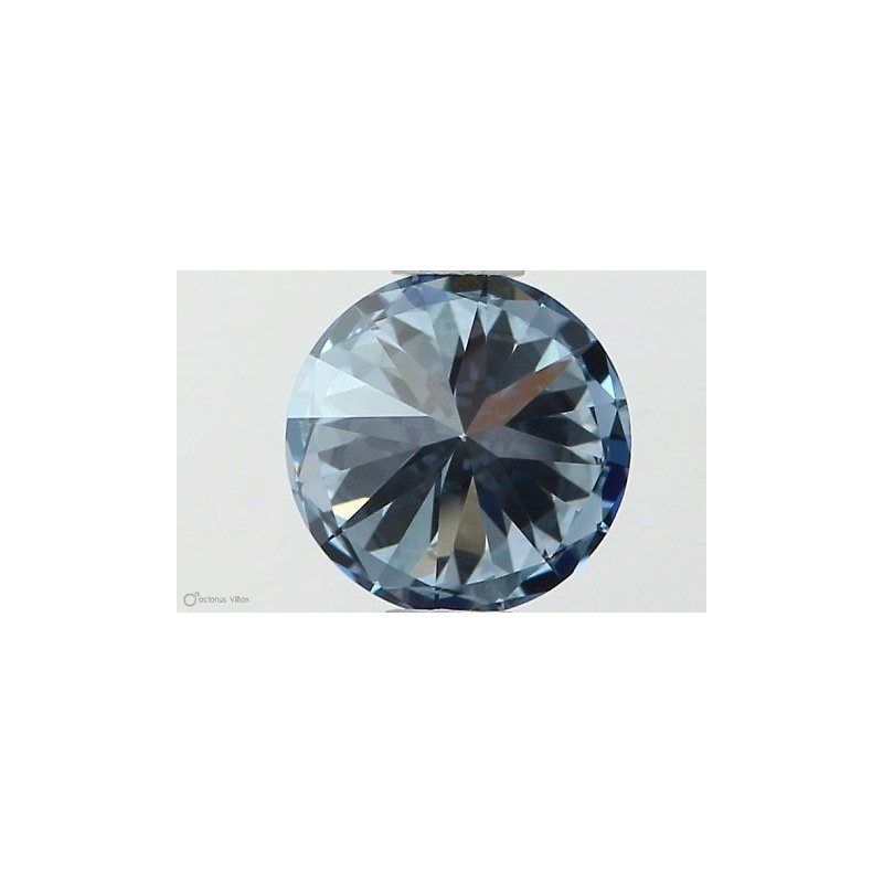 Diament laboratoryjny o barwie fantazyjnej szlif okrągły, 0.7ct, VVS1, Fancy Intense Blue, IGI LG564379329