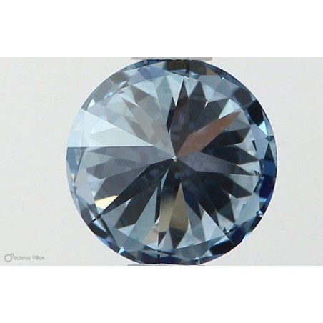 Diament laboratoryjny o barwie fantazyjnej szlif okrągły, 0.7ct, VVS1, Fancy Intense Blue, IGI LG564379329