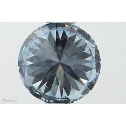 Diament laboratoryjny o barwie fantazyjnej szlif okrągły, 0.7ct, VVS1, Fancy Intense Blue, IGI LG564379251