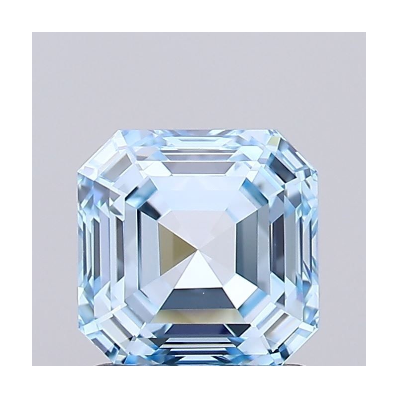 Diament laboratoryjny o barwie fantazyjnej Asscher, 1.43ct, VVS2, Fancy Intense Blue, IGI LG738502980