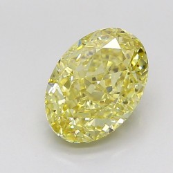 Diament laboratoryjny o barwie fantazyjnej szlif owalny, 2.05ct, VVS2, Fancy Intense Yellow, IGI LG737503120