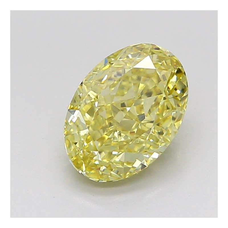 Diament laboratoryjny o barwie fantazyjnej szlif owalny, 2.05ct, VVS2, Fancy Intense Yellow, IGI LG737503120
