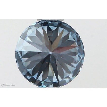 Diament laboratoryjny o barwie fantazyjnej szlif okrągły, 0.58ct, VVS2, Fancy Intense Blue, IGI LG564379460