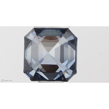 Diament laboratoryjny o barwie fantazyjnej szlif szmaragdowy kwadratowy, 0.53ct, VVS1, Fancy Deep Blue, IGI LG538290397