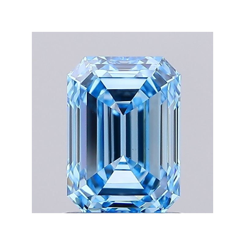 Diament laboratoryjny o barwie fantazyjnej szlif szmaragdowy, 1.01ct, VVS2, Fancy Vivid Blue, IGI LG735553084 Diament laboratoryjny o barwie fantazyjnej szlif szmaragdowy, 1.01ct, VVS2, Fancy Vivid Blue, IGI LG735553084