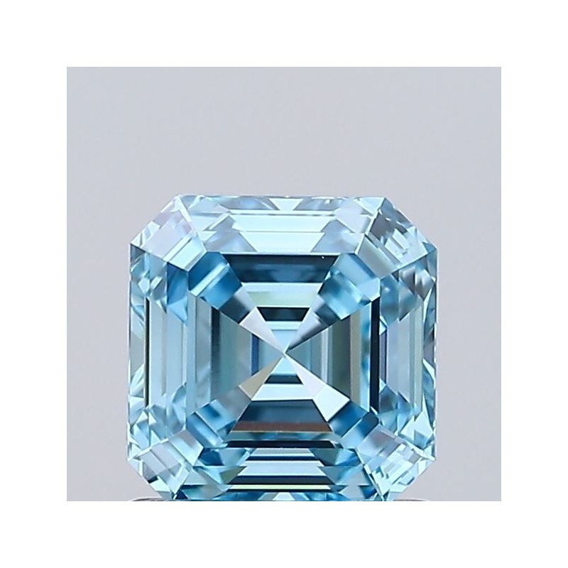 Diament laboratoryjny o barwie fantazyjnej Asscher, 0.79ct, VVS2, Fancy Intense Blue, IGI LG738502596 Diament laboratoryjny o barwie fantazyjnej Asscher, 0.79ct, VVS2, Fancy Intense Blue, IGI LG738502596