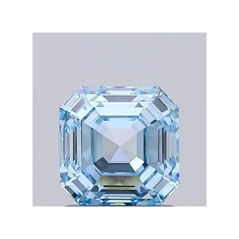 Diament laboratoryjny o barwie fantazyjnej Asscher, 1.05ct, VVS2, Fancy Intense Blue, IGI LG726549765