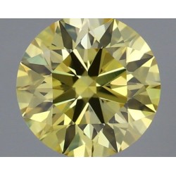 Diament laboratoryjny o barwie fantazyjnej szlif okrągły, 0.51ct, VVS2, Fancy Intense Yellow, IGI LG732517999
