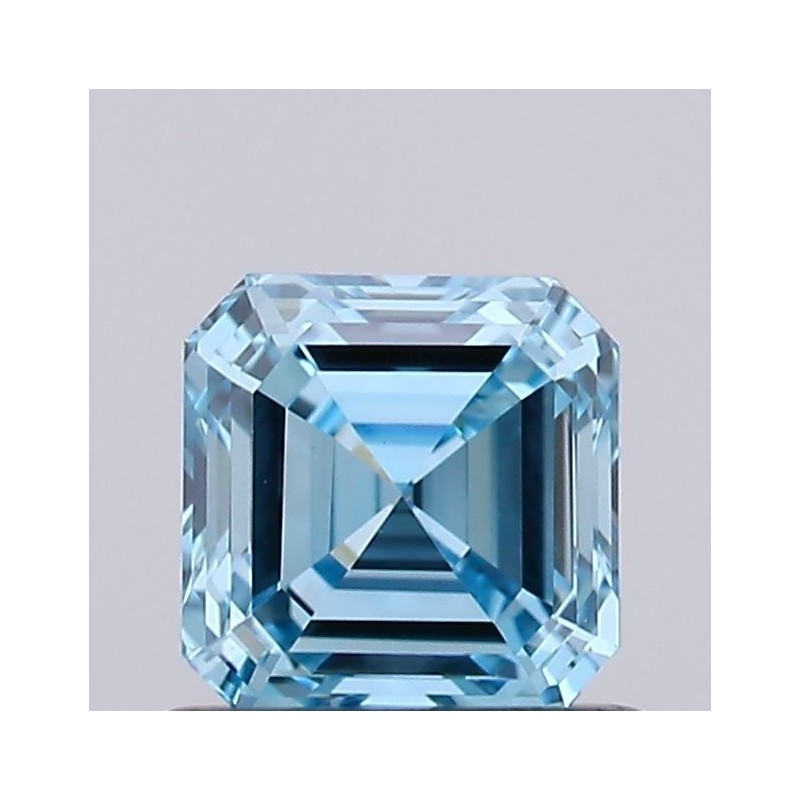 Diament laboratoryjny o barwie fantazyjnej Asscher, 0.78ct, VVS2, Fancy Intense Blue, IGI LG738502588 Diament laboratoryjny o barwie fantazyjnej Asscher, 0.78ct, VVS2, Fancy Intense Blue, IGI LG738502588
