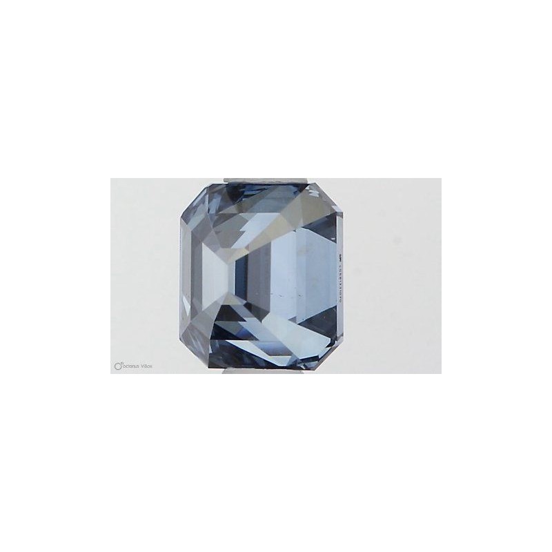 Diament laboratoryjny o barwie fantazyjnej szlif szmaragdowy, 0.61ct, VVS2, Fancy Vivid Blue, IGI LG581331070
