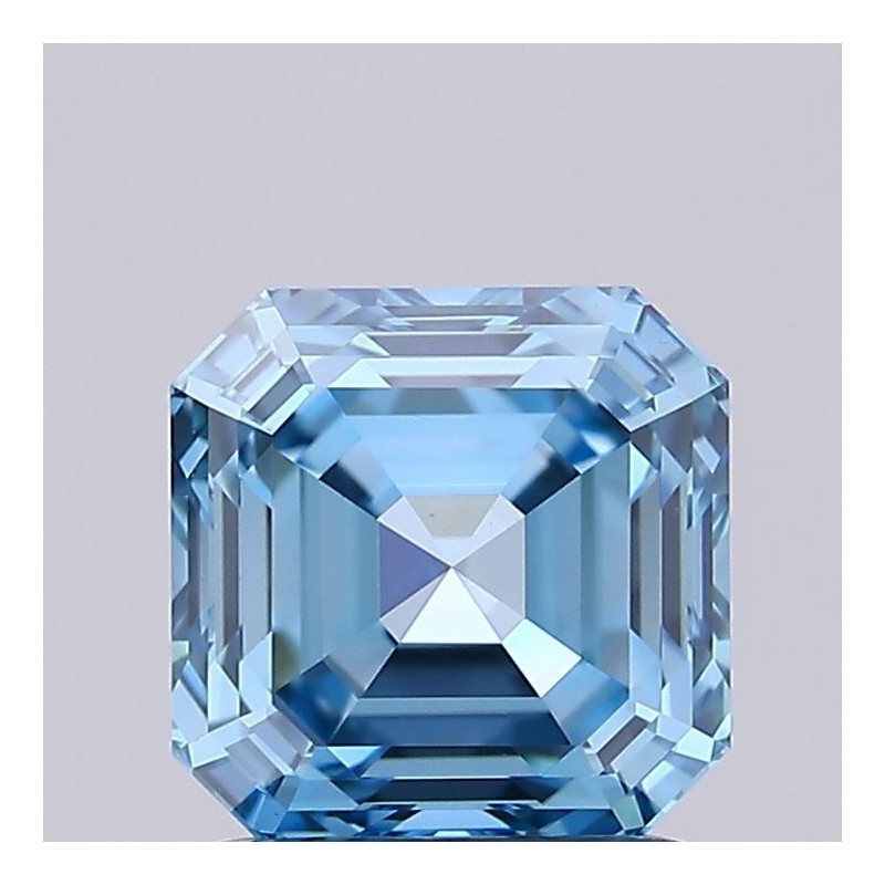 Diament laboratoryjny o barwie fantazyjnej szlif szmaragdowy kwadratowy, 1.59ct, VVS2, Fancy Vivid Blue, IGI LG659431339 Diament laboratoryjny o barwie fantazyjnej szlif szmaragdowy kwadratowy, 1.59ct, VVS2, Fancy Vivid Blue, IGI LG659431339