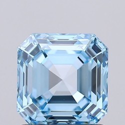 Diament laboratoryjny o barwie fantazyjnej Asscher, 1.33ct, VVS1, Fancy Vivid Blue, IGI LG737502818
