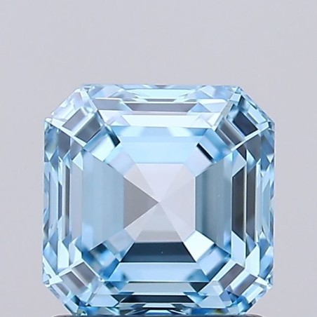 Diament laboratoryjny o barwie fantazyjnej Asscher, 1.33ct, VVS1, Fancy Vivid Blue, IGI LG737502818