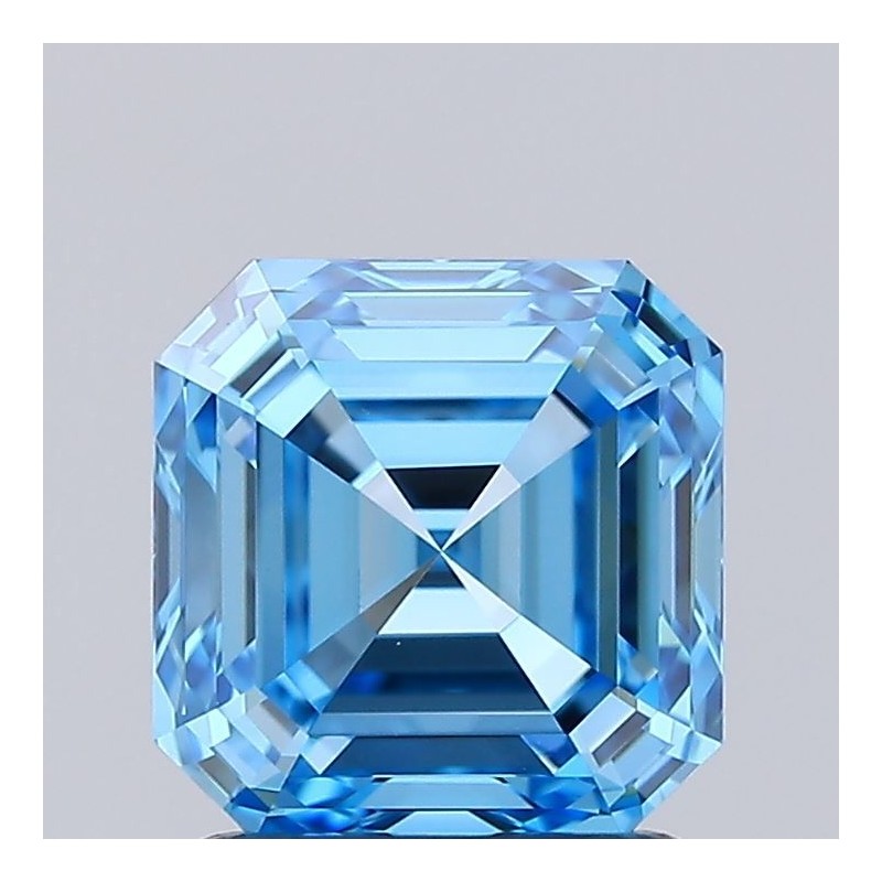 Diament laboratoryjny o barwie fantazyjnej szlif szmaragdowy kwadratowy, 1.65ct, VVS2, Fancy Vivid Blue, IGI LG680560406 Diament laboratoryjny o barwie fantazyjnej szlif szmaragdowy kwadratowy, 1.65ct, VVS2, Fancy Vivid Blue, IGI LG680560406