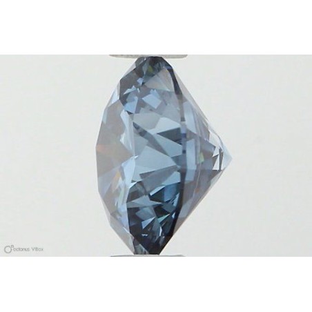 Diament laboratoryjny o barwie fantazyjnej szlif okrągły, 0.7ct, VVS1, Fancy Vivid Blue, IGI LG564379327