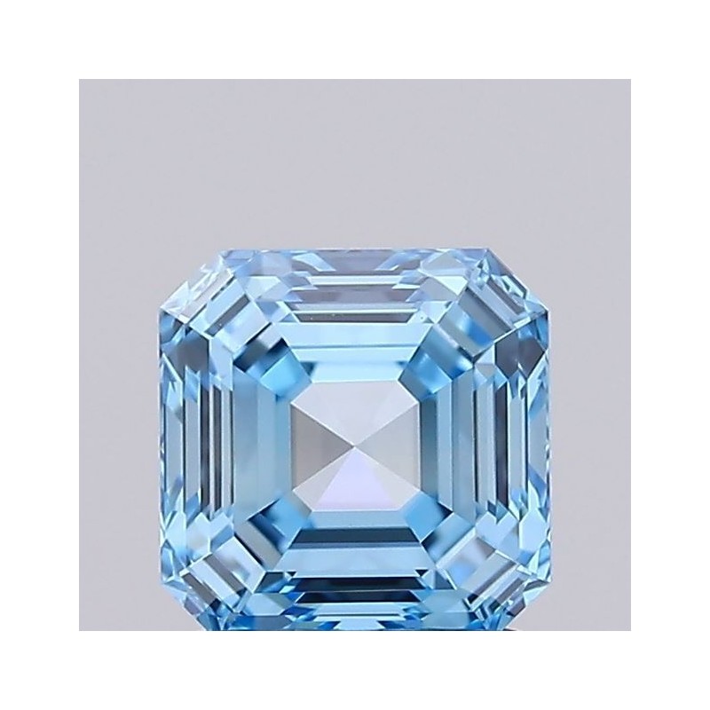 Diament laboratoryjny o barwie fantazyjnej Asscher, 1.17ct, VVS1, Fancy Vivid Blue, IGI LG726549762