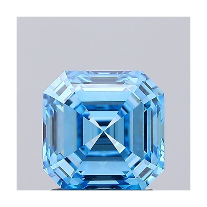 Diament laboratoryjny o barwie fantazyjnej Asscher, 1.54ct, VVS2, Fancy Vivid Blue, IGI LG692513348