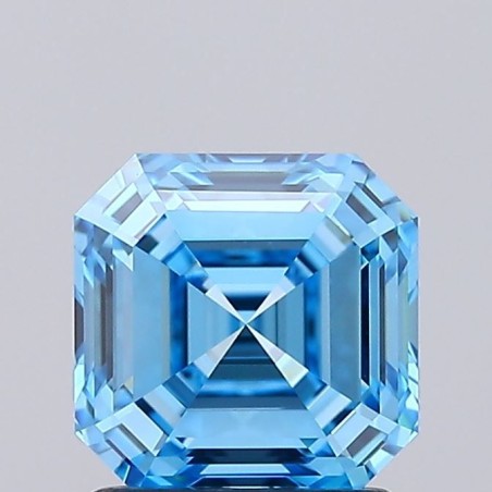 Diament laboratoryjny o barwie fantazyjnej Asscher, 1.54ct, VVS2, Fancy Vivid Blue, IGI LG692513348