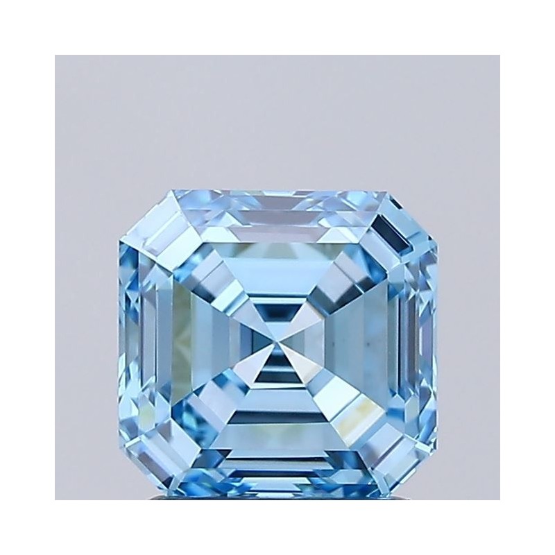 Diament laboratoryjny o barwie fantazyjnej Asscher, 1.54ct, VVS2, Fancy Vivid Blue, IGI LG732529625