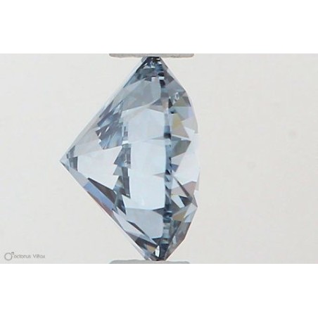 Diament laboratoryjny o barwie fantazyjnej szlif okrągły, 0.61ct, IF, Fancy Intense Blue, IGI LG581331044
