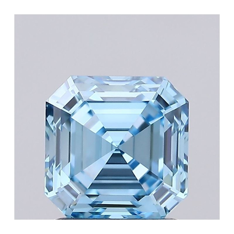 Diament laboratoryjny o barwie fantazyjnej Asscher, 1.64ct, VVS2, Fancy Vivid Blue, IGI LG728511739