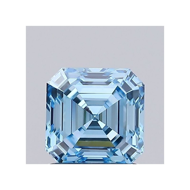 Diament laboratoryjny o barwie fantazyjnej Asscher, 1ct, VVS1, Fancy Vivid Blue, IGI LG737502807