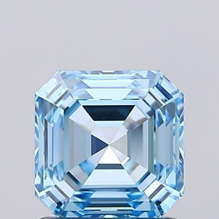 Diament laboratoryjny o barwie fantazyjnej Asscher, 1.04ct, VVS1, Fancy Vivid Blue, IGI LG737502809