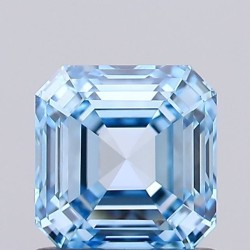 Diament laboratoryjny o barwie fantazyjnej Asscher, 1.03ct, VVS1, Fancy Vivid Blue, IGI LG741573090