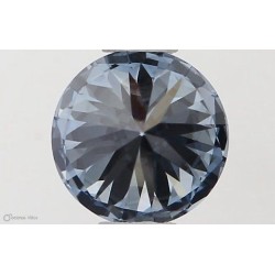 Diament laboratoryjny o barwie fantazyjnej szlif okrągły, 0.5ct, VVS1, Fancy Intense Blue, IGI LG564379463