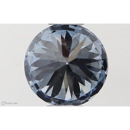 Diament laboratoryjny o barwie fantazyjnej szlif okrągły, 0.5ct, VVS1, Fancy Intense Blue, IGI LG564379463