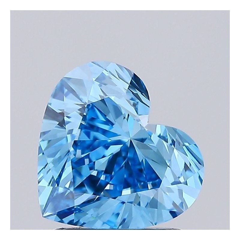 Diament laboratoryjny o barwie fantazyjnej serce, 1.52ct, VVS2, Fancy Vivid Blue, IGI LG699502158