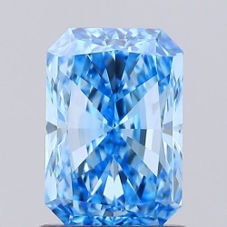 Diament laboratoryjny o barwie fantazyjnej radiant, 1.02ct, VVS2, Fancy Vivid Blue, IGI LG739527378