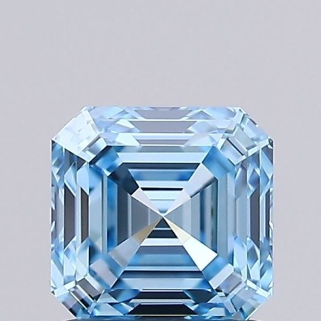 Diament laboratoryjny o barwie fantazyjnej Asscher, 1.09ct, VVS1, Fancy Vivid Blue, IGI LG729589882