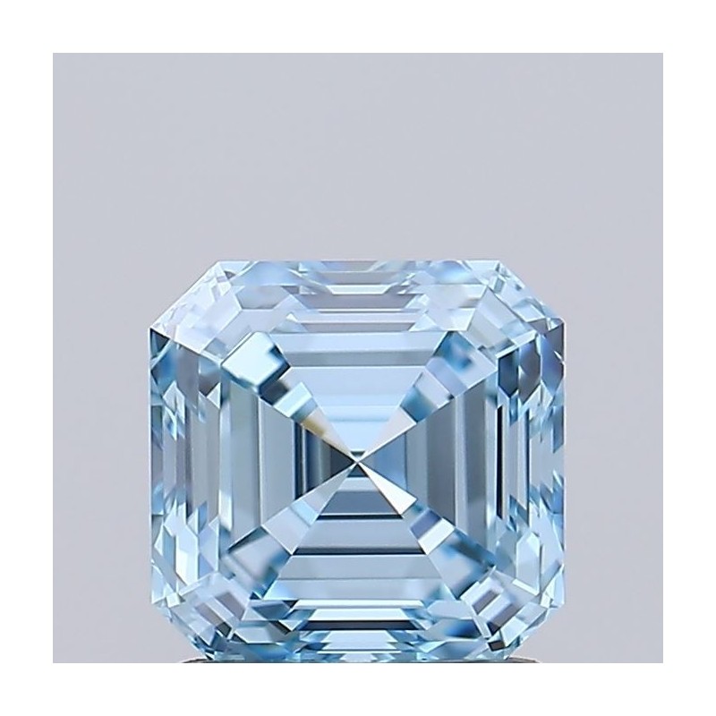 Diament laboratoryjny o barwie fantazyjnej Asscher, 1.35ct, VVS1, Fancy Vivid Blue, IGI LG739527414