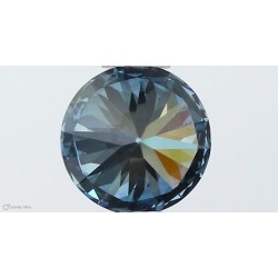 Diament laboratoryjny o barwie fantazyjnej szlif okrągły, 0.59ct, VVS1, Fancy Vivid Blue, IGI LG564379461