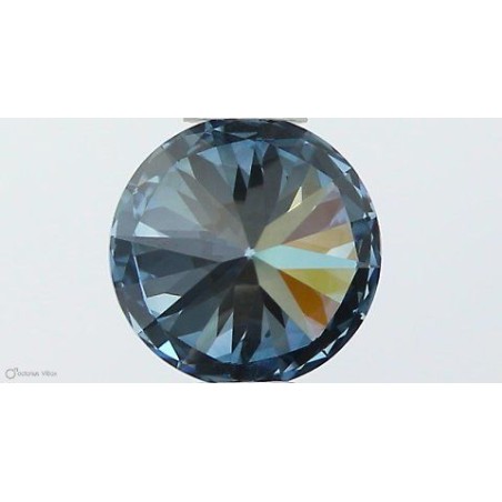 Diament laboratoryjny o barwie fantazyjnej szlif okrągły, 0.59ct, VVS1, Fancy Vivid Blue, IGI LG564379461