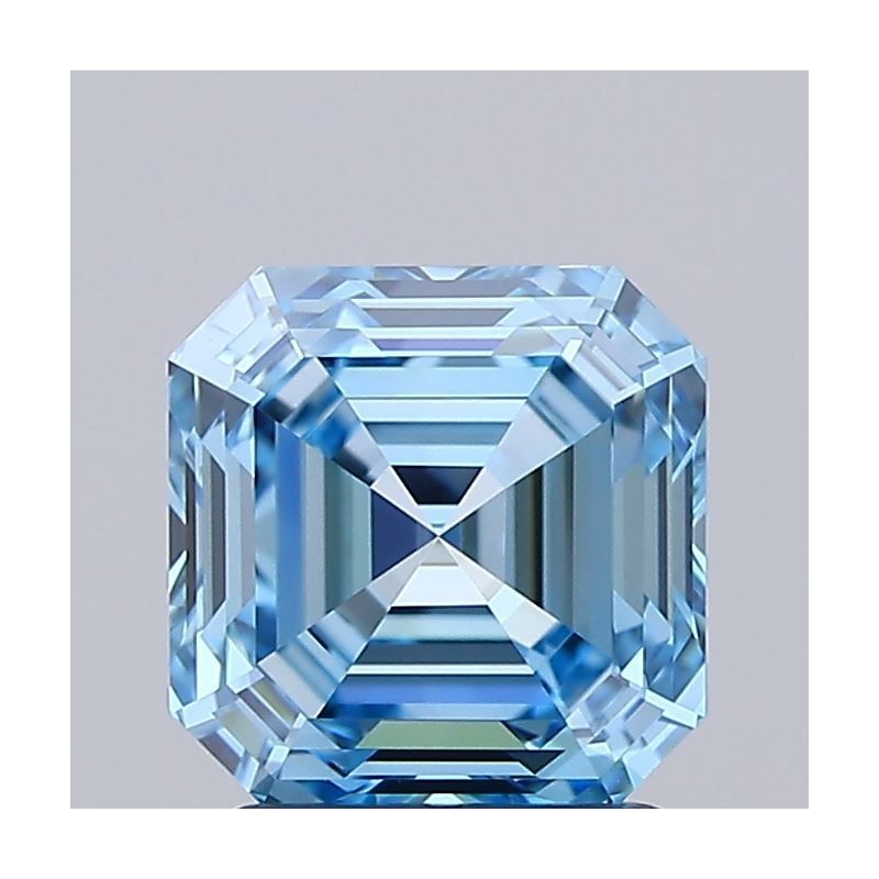 Diament laboratoryjny o barwie fantazyjnej Asscher, 1.75ct, VVS1, Fancy Vivid Blue, IGI LG725518444