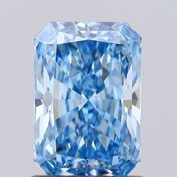 Diament laboratoryjny o barwie fantazyjnej radiant, 1.02ct, VVS2, Fancy Vivid Blue, IGI LG739527380