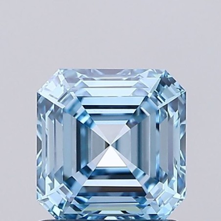 Diament laboratoryjny o barwie fantazyjnej Asscher, 1.06ct, VVS1, Fancy Vivid Blue, IGI LG732572988