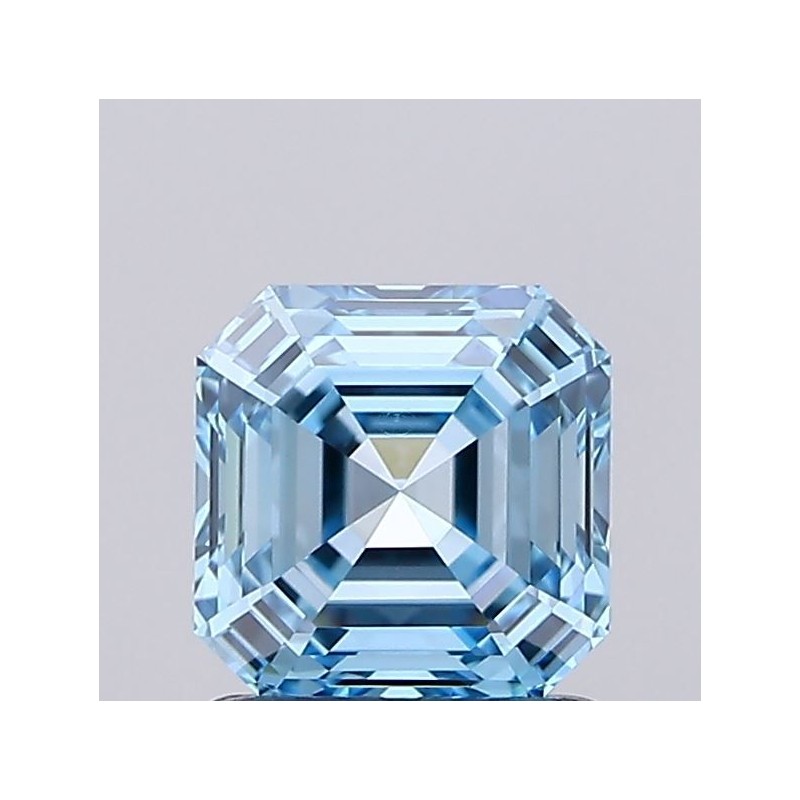 Diament laboratoryjny o barwie fantazyjnej Asscher, 1.07ct, VVS1, Fancy Vivid Blue, IGI LG737502801 Diament laboratoryjny o barwie fantazyjnej Asscher, 1.07ct, VVS1, Fancy Vivid Blue, IGI LG737502801