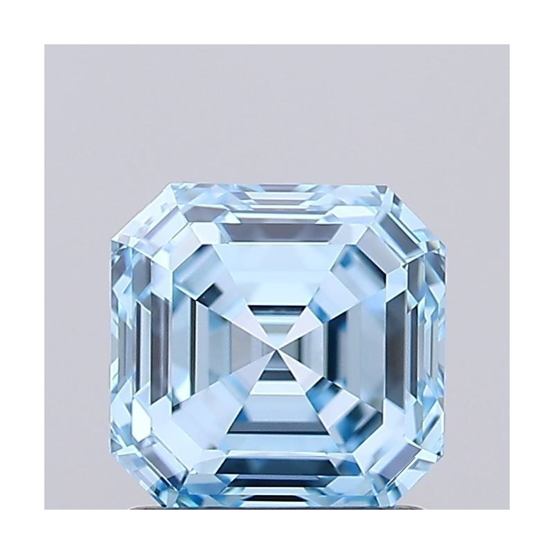 Diament laboratoryjny o barwie fantazyjnej Asscher, 1.38ct, VVS1, Fancy Vivid Blue, IGI LG737502806 Diament laboratoryjny o barwie fantazyjnej Asscher, 1.38ct, VVS1, Fancy Vivid Blue, IGI LG737502806