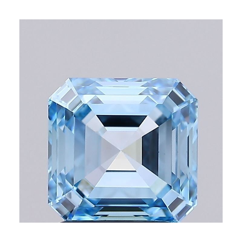 Diament laboratoryjny o barwie fantazyjnej Asscher, 1.71ct, VVS2, Fancy Vivid Blue, IGI LG728580326 Diament laboratoryjny o barwie fantazyjnej Asscher, 1.71ct, VVS2, Fancy Vivid Blue, IGI LG728580326