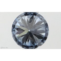 Diament laboratoryjny o barwie fantazyjnej szlif okrągły, 0.56ct, VVS1, Fancy Vivid Blue, IGI LG564379616